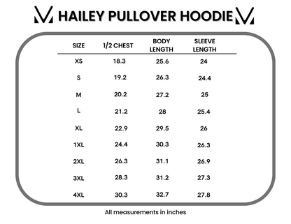 Michelle Mae Hailey Pullover Hoodie - Autumn Watercolor and Brick