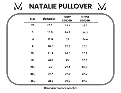 Michelle Mae Natalie Pullover - Burgundy Bloom and Plum