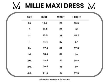 Michelle Mae Millie Maxi Dress - Abstract Aqua Breeze