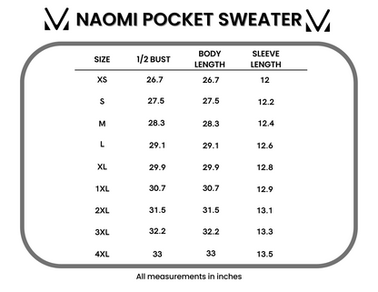 Michelle Mae Naomi Pocket Sweater - Latte
