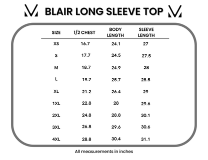 Michelle Mae Blair Long Sleeve Top - Fall Foliage