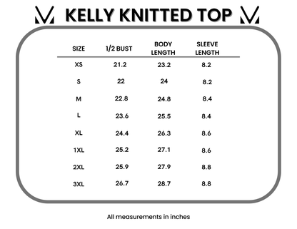 Michelle Mae Kelly Knitted Top - Sage