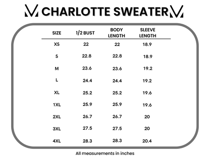 PREORDER Michelle Mae Charlotte Sweater - Teal and Ivory