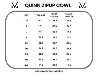 Michelle Mae Quinn ZipUp Cowl - Mulberry