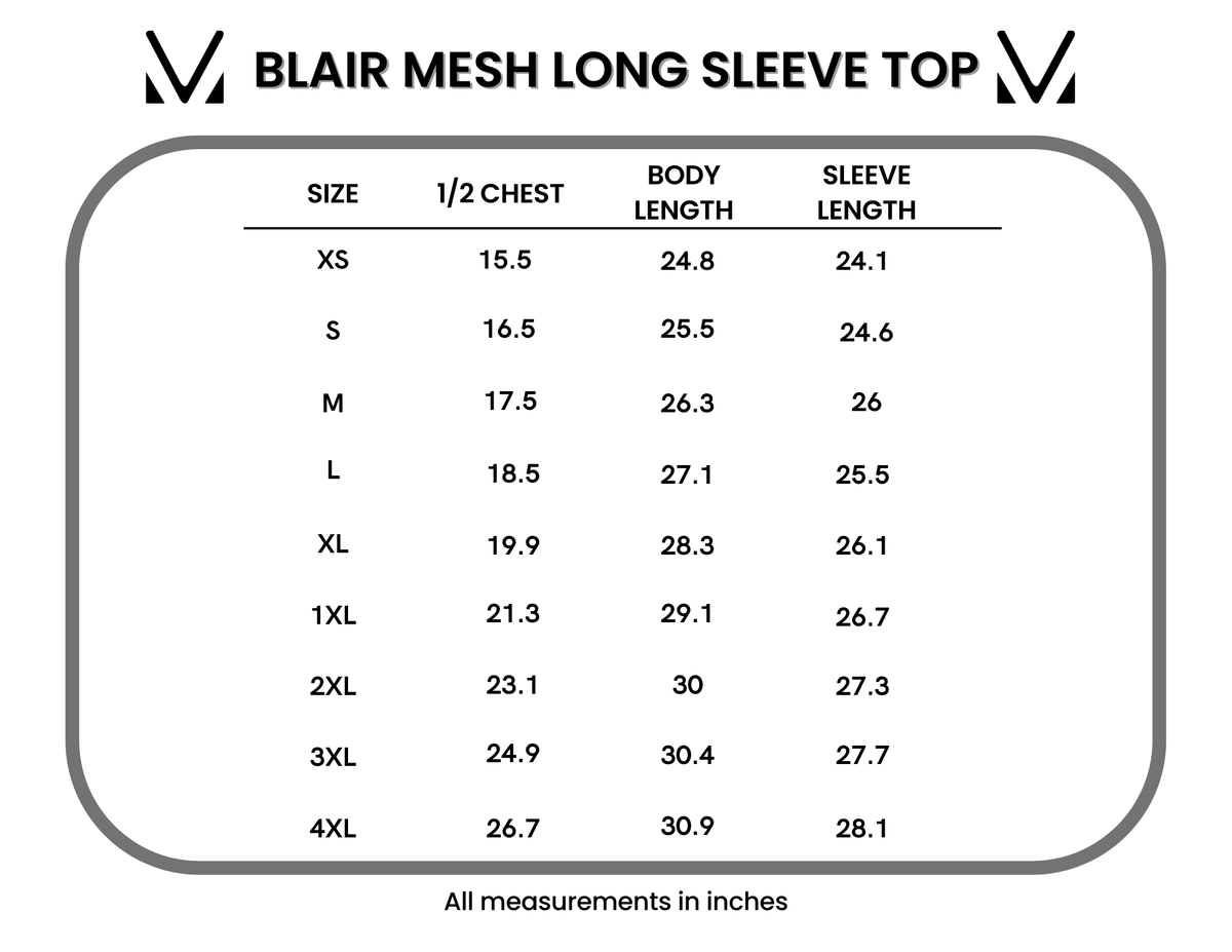 Michelle Mae Blair Mesh Long Sleeve Top - Black and White Checkers
