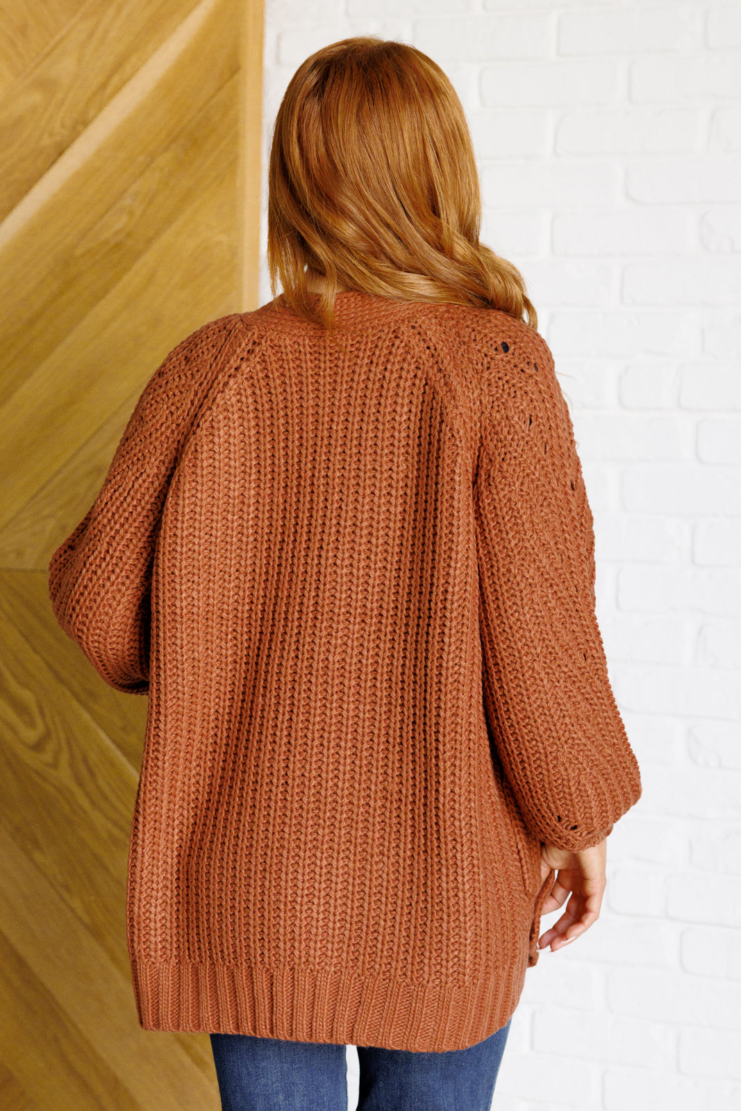 Maybe Monday Cardigan in Chestnut