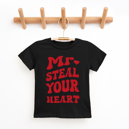 Mr. Steal Your Heart Valentine Graphic Tee – Youth & Toddler