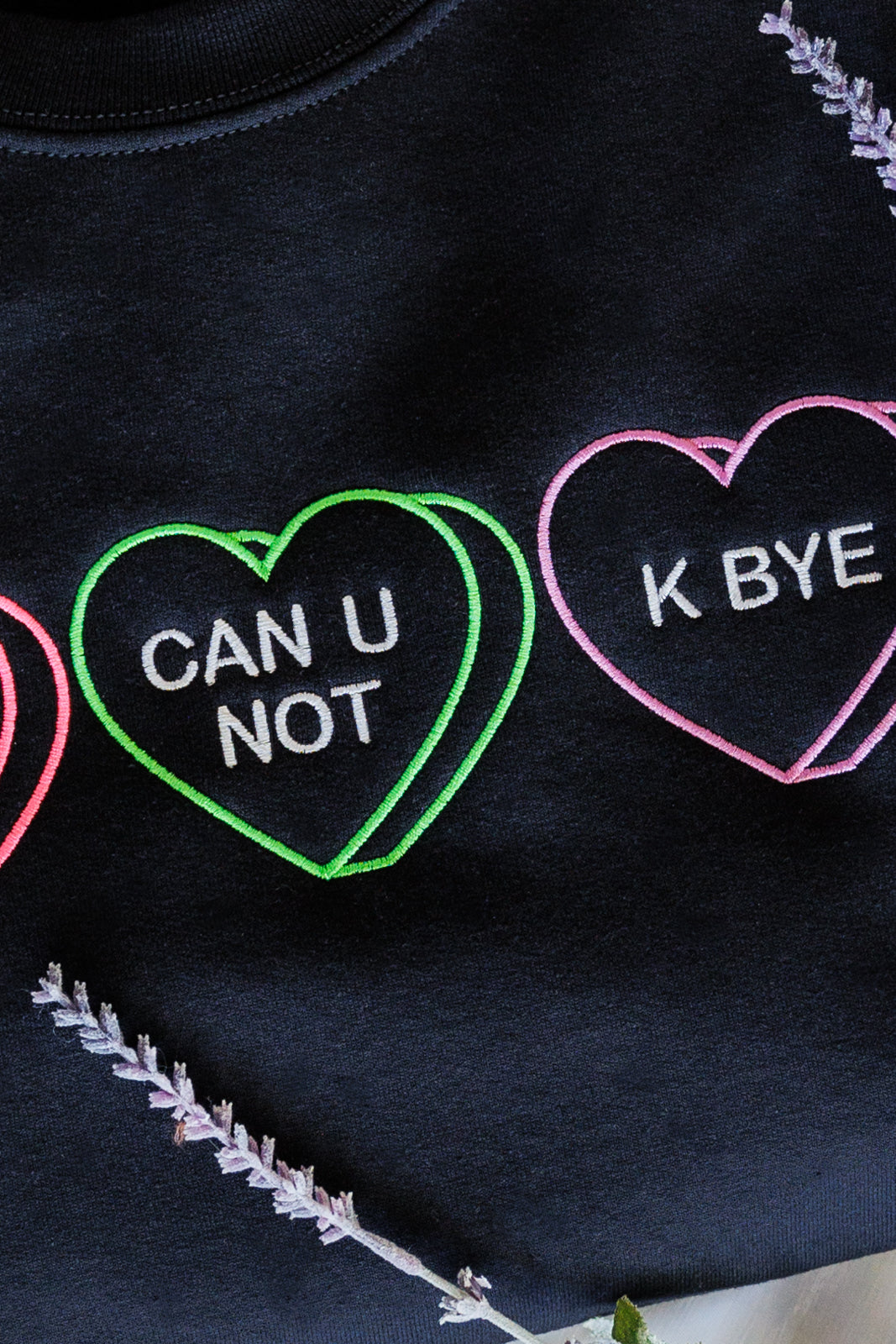 PREORDER- Snarky Valentine Embroidered Sweatshirt