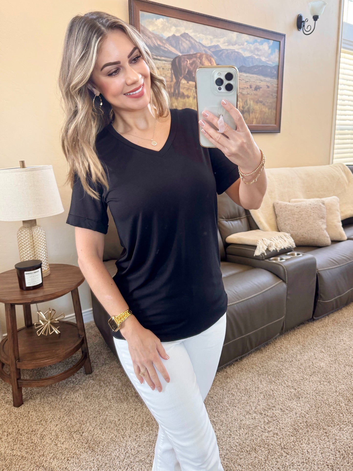 Michelle Mae Sophie Tee - Black