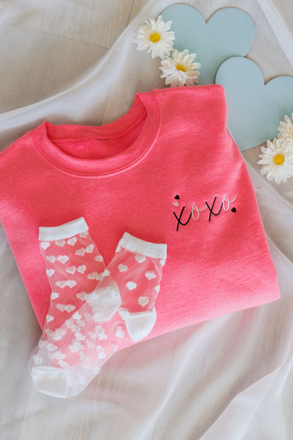 PREORDER- XOXO Embroidered Sweatshirt