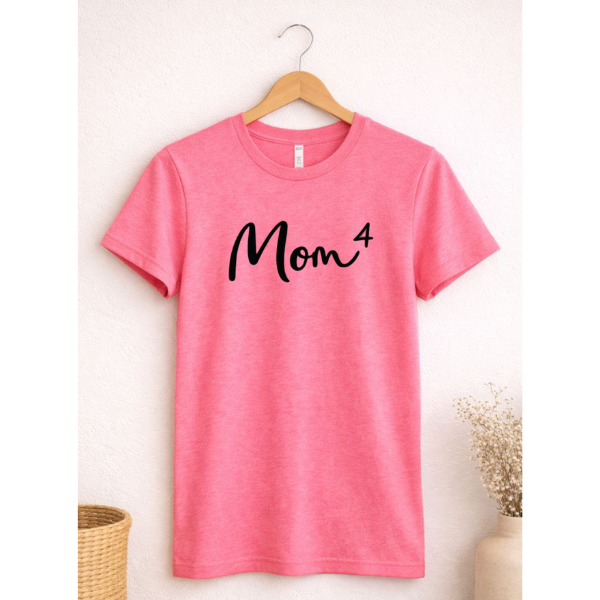 Mom Of 4 Graphic Tee