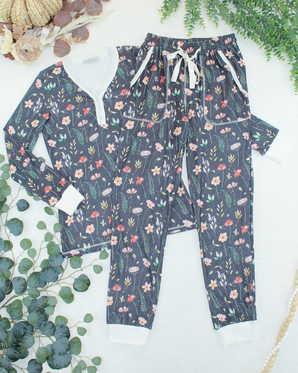 Michelle Mae Cozy Pajama Set - Wildflower Meadow
