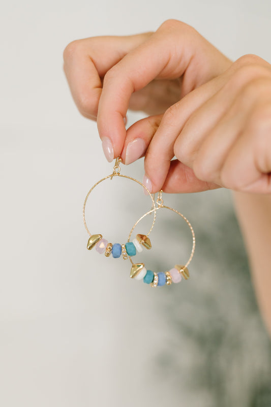 Wouldn't Put It Pastel Her Hoop Earrings