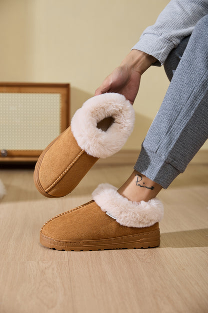 PREORDER: FLUFFY PLATFORM SLIPPERS