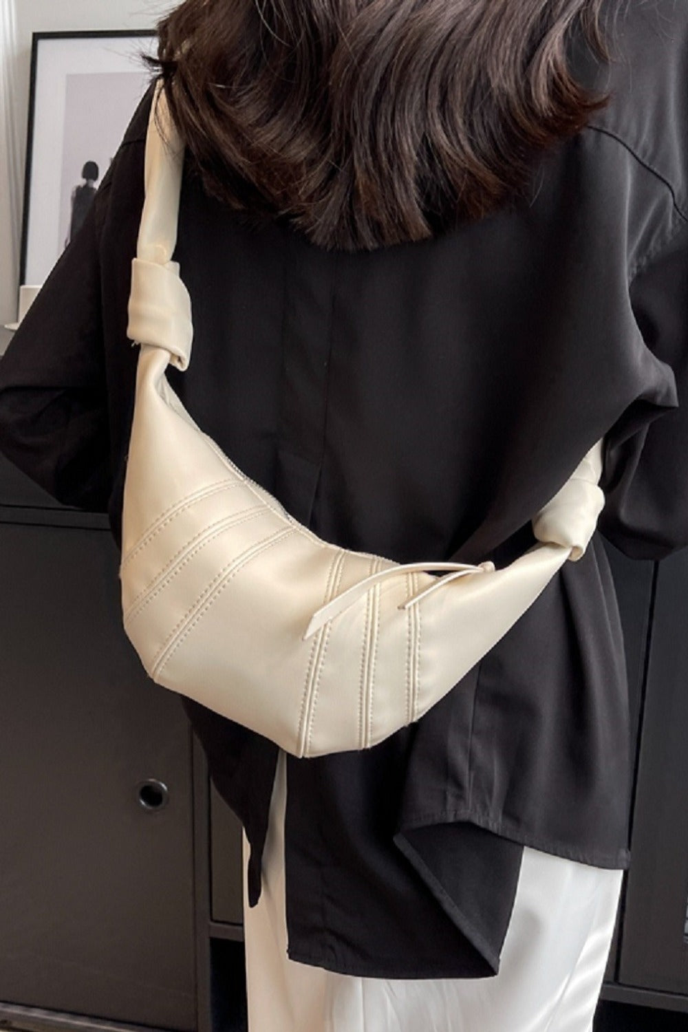 Zenana Croissant Crossbody Bag