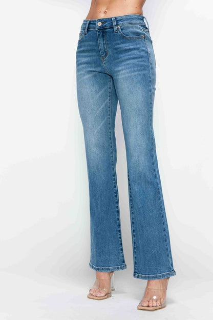 Purrfectly Bootiful Mid Rise Jeans