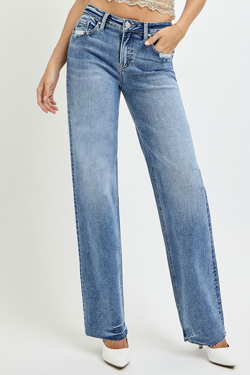 Elevate High Rise Straight Jeans