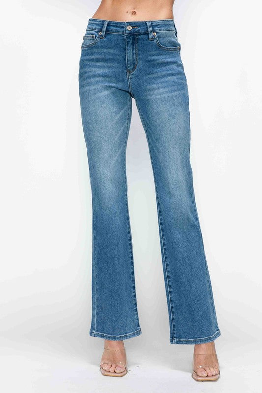 Purrfectly Bootiful Mid Rise Jeans