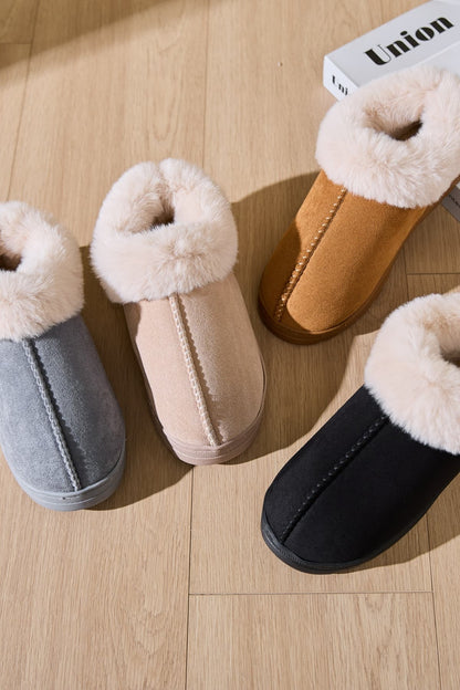 PREORDER: FLUFFY PLATFORM SLIPPERS