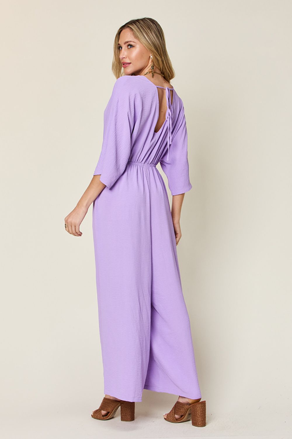 Wendy Ann's Wide Leg Jumpsuit with Pockets