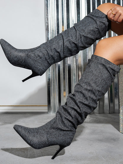 PREORDER- Denim Diva Stilettos Boots