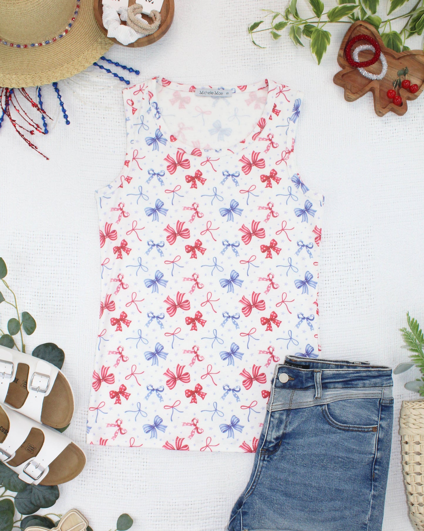 Michelle Mae Ava Tank - American Bows
