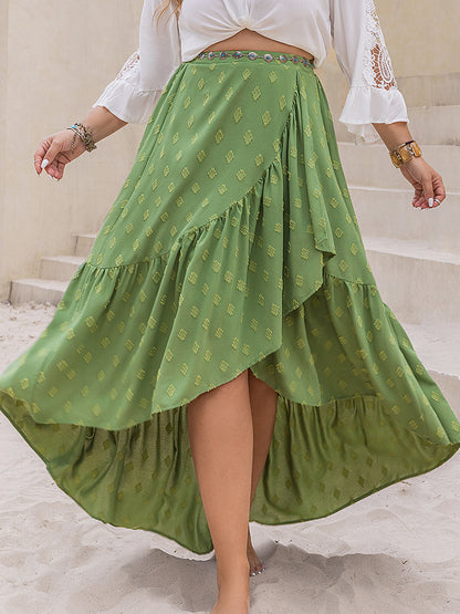 Whimsy Waves High-Low Skirt