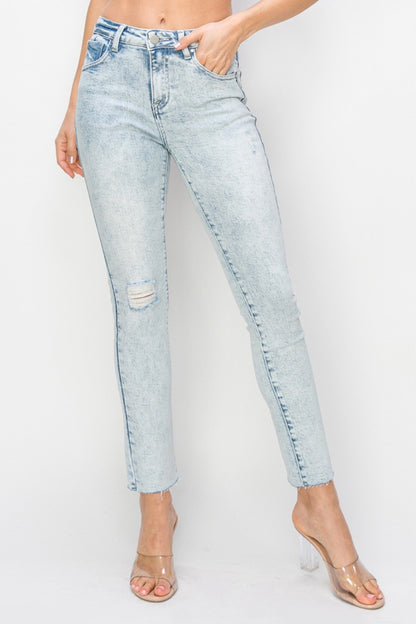 Date Night High Rise Distressed Skinny Jeans