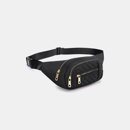 Zenana Quilted Waist Belt Bag