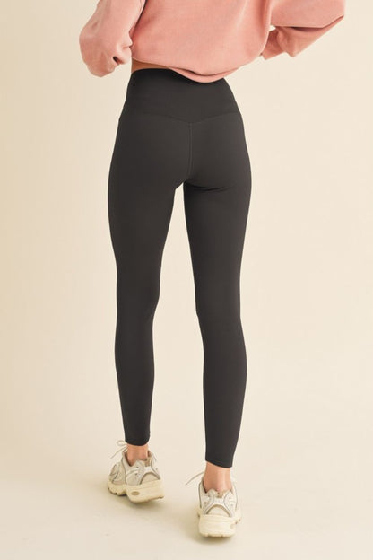 Snug Life High-Waisted Leggings - Black