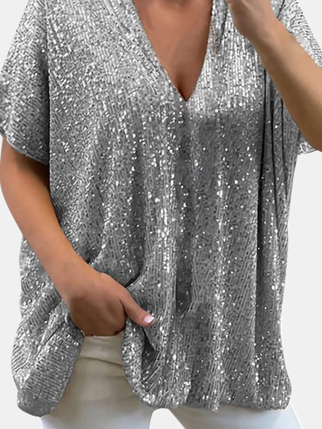 Preorder- Late Night Sequin Top