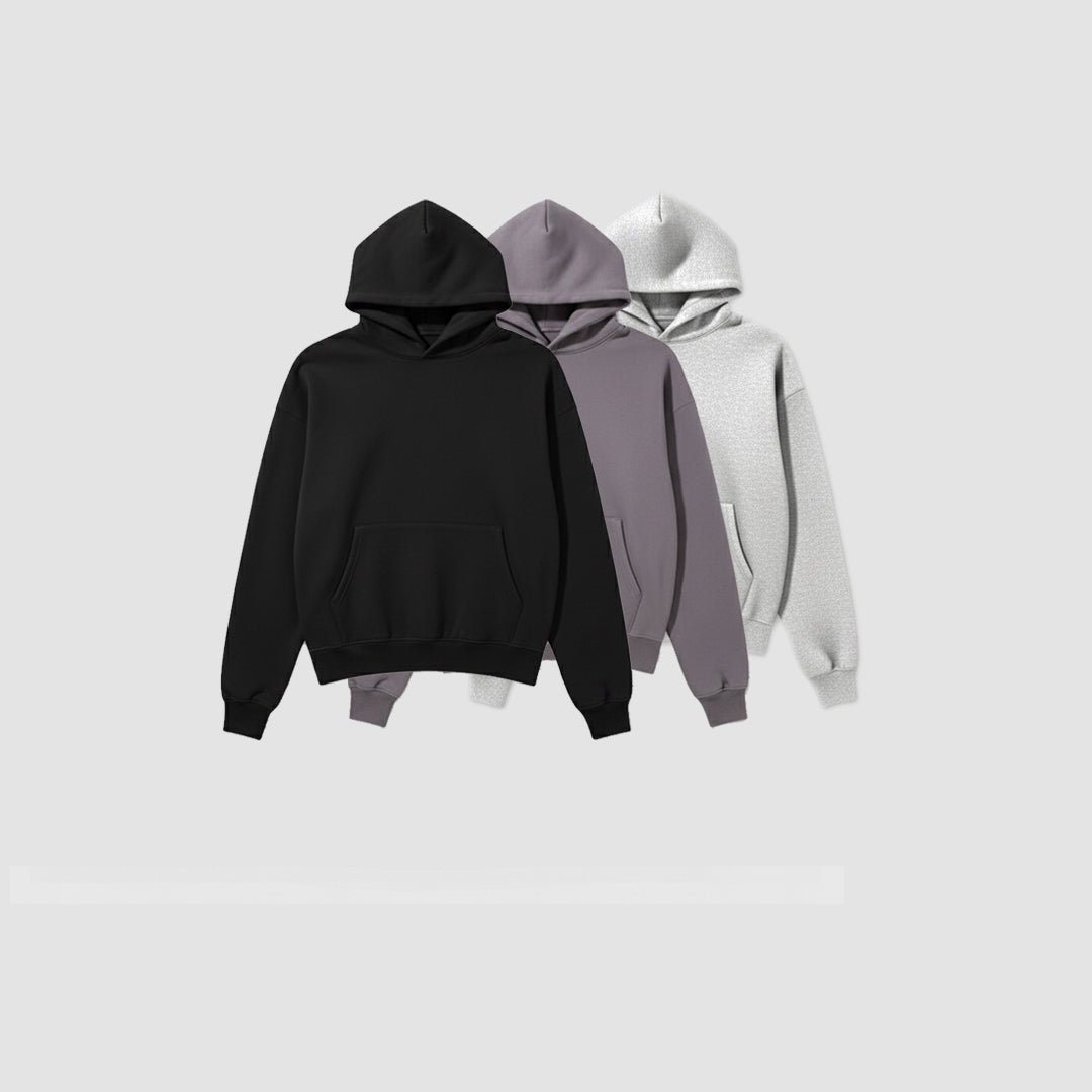 Cozy Core Oversized Hoodie - 3 pack
