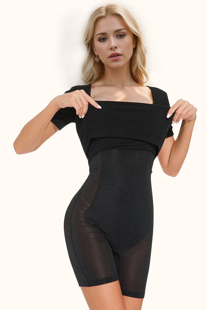 PREORDER - Giselle's Built-In Shapewear Short Sleeve Dress