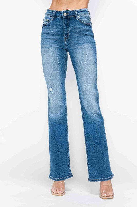 Distressed Diva High Rise Jeans