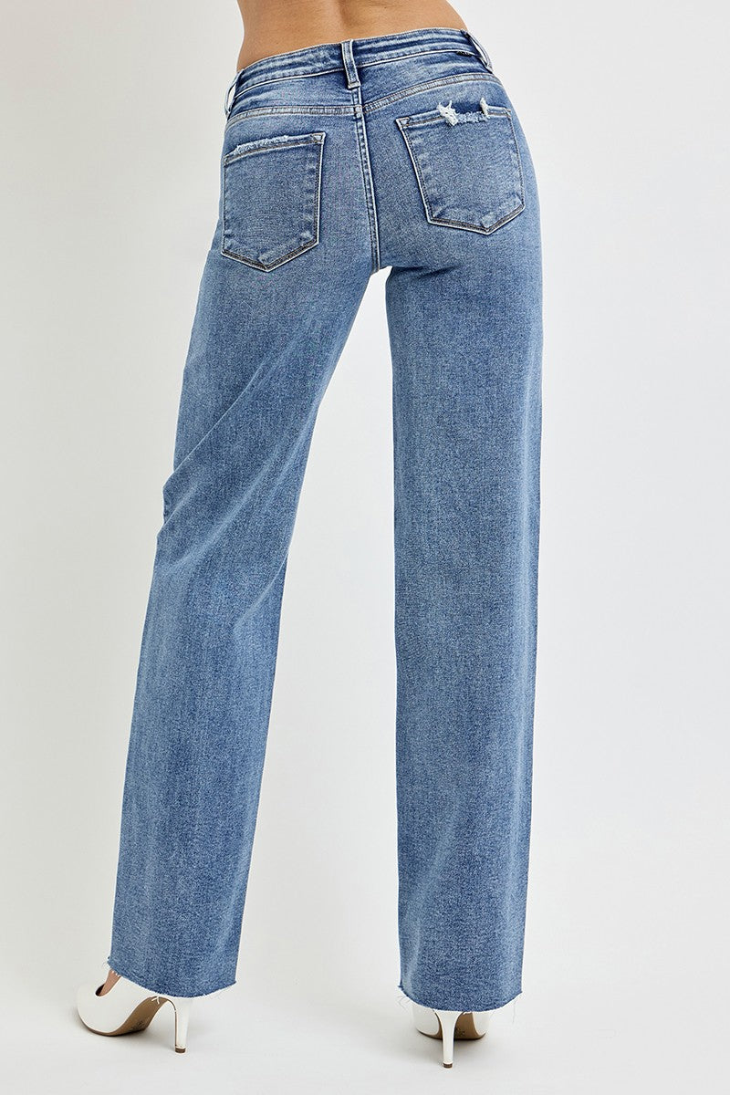 Elevate High Rise Straight Jeans