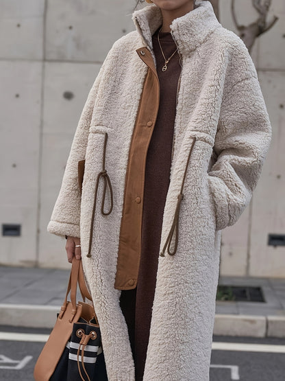 PREORDER: Cozy Turtleneck Sherpa Coat