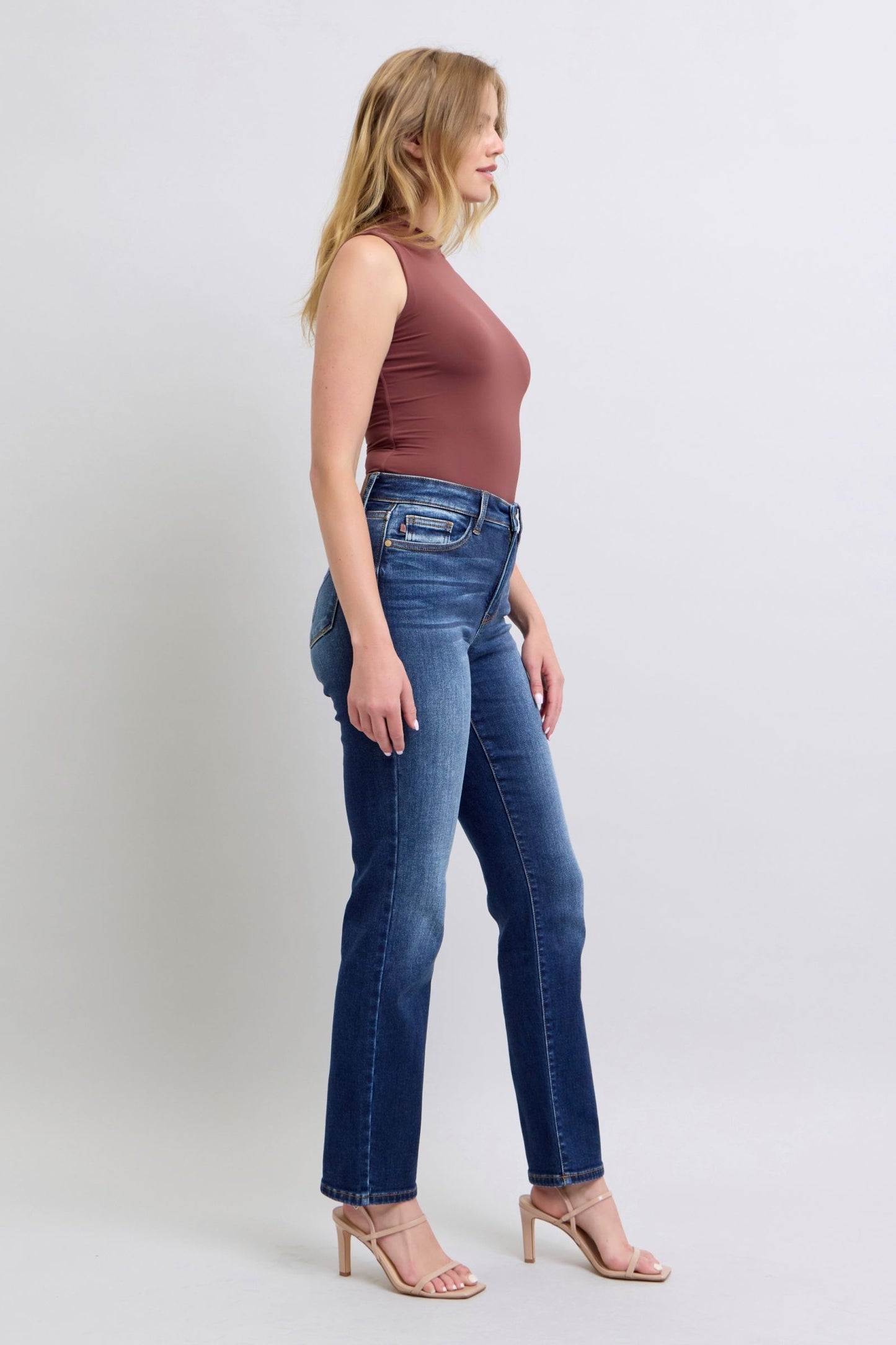 Everyday Ease Washed Straight Leg Jeans