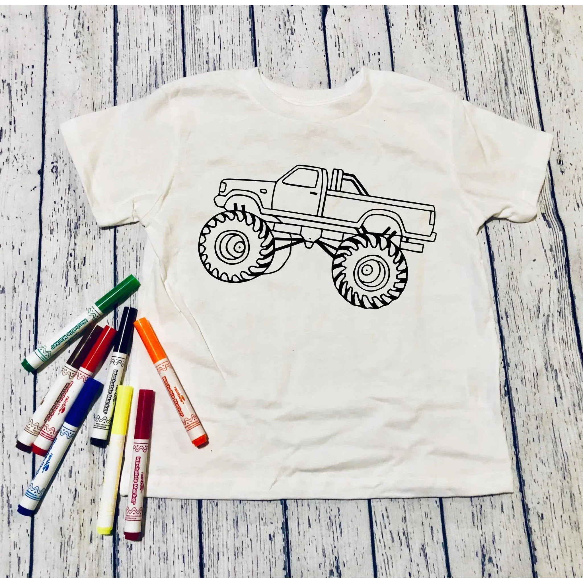 color it truck Graphic Tees