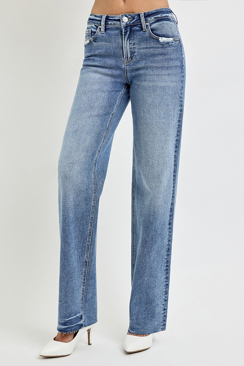 Elevate High Rise Straight Jeans