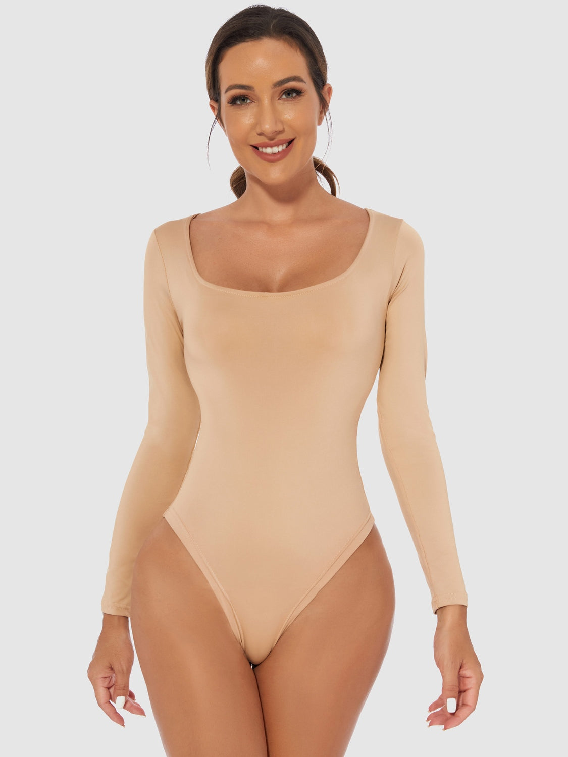 Preorder- Enjoy The View Scoop Neck Long Sleeve Bodysuit