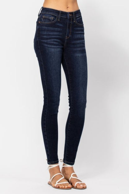 Never Late High Waist Handsand Skinny Jeans