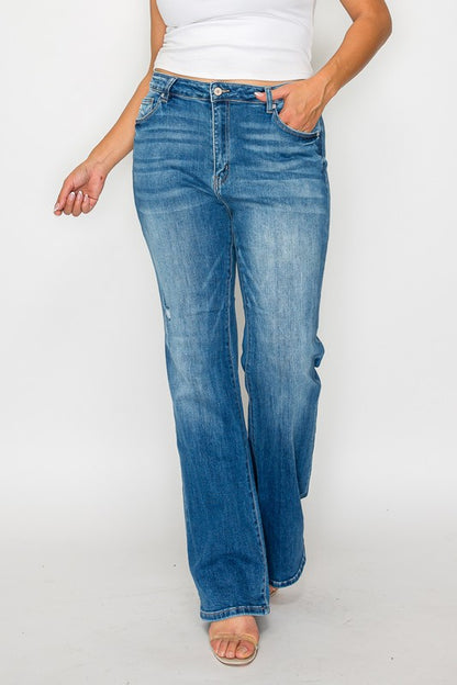 Distressed Diva High Rise Jeans