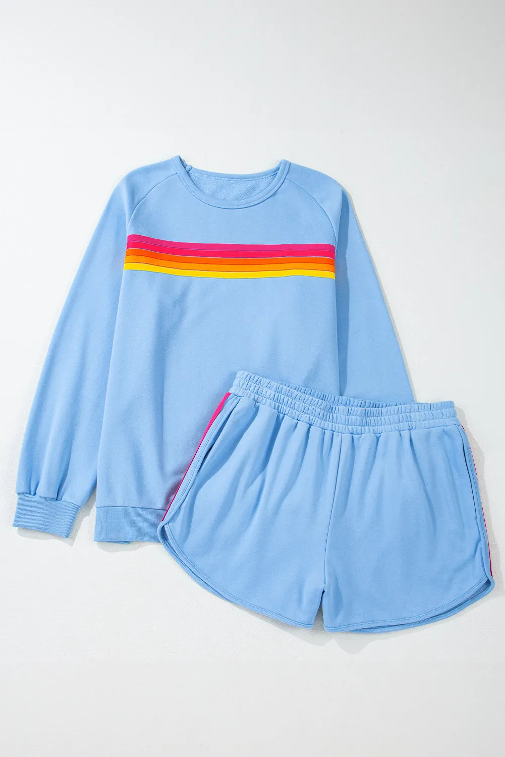 PREORDER- Retro Rainbow Short Set