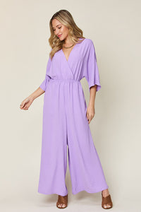 Wendy Ann's Wide Leg Jumpsuit with Pockets