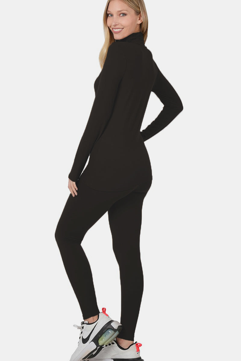 Nighty Night Turtleneck Top and Leggings Lounge Set