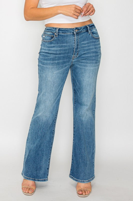 Purrfectly Bootiful Mid Rise Jeans