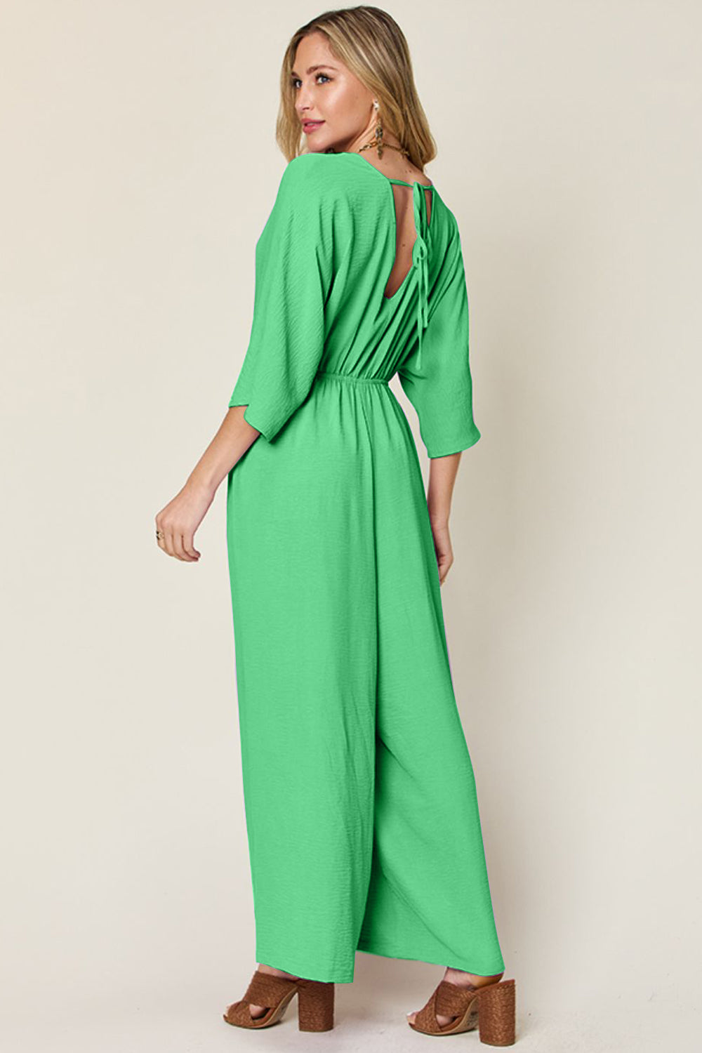 Wendy Ann's Wide Leg Jumpsuit with Pockets