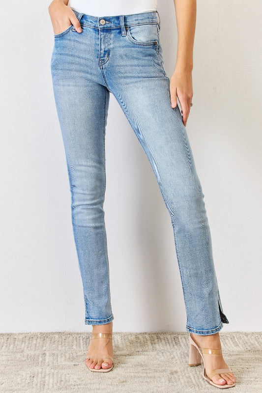 Y2K Slit Bootcut Jeans