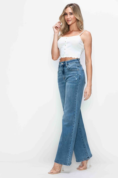 Wide Leg Wonder High Rise Jeans