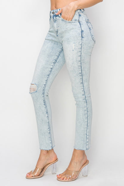 Date Night High Rise Distressed Skinny Jeans